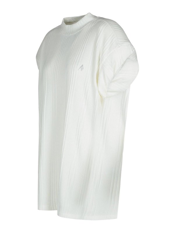 The Best Shops The Attico: t-shirts - Laurie White Cotton T-Shirt