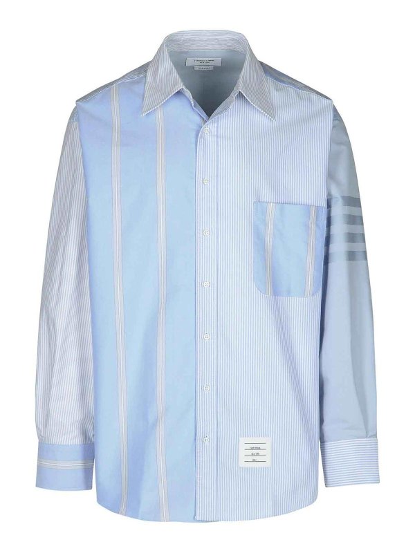 THOM BROWNE: Chemises - Chemise - Bleu Clair