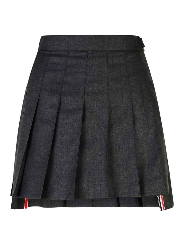 THOM BROWNE: Minifaldas - Minifalda - Gris