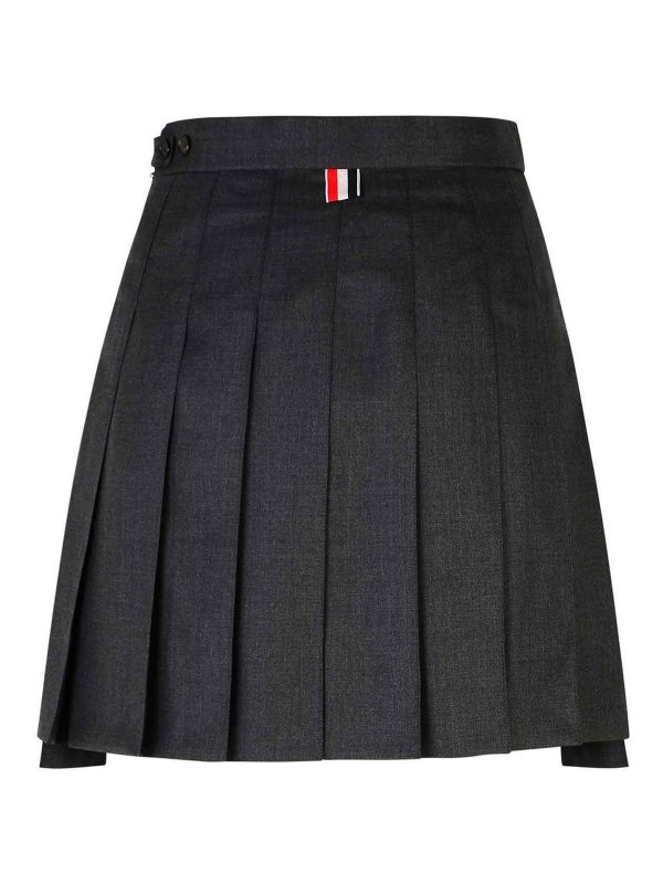 THOM BROWNE: Minifaldas online - Minifalda - Gris