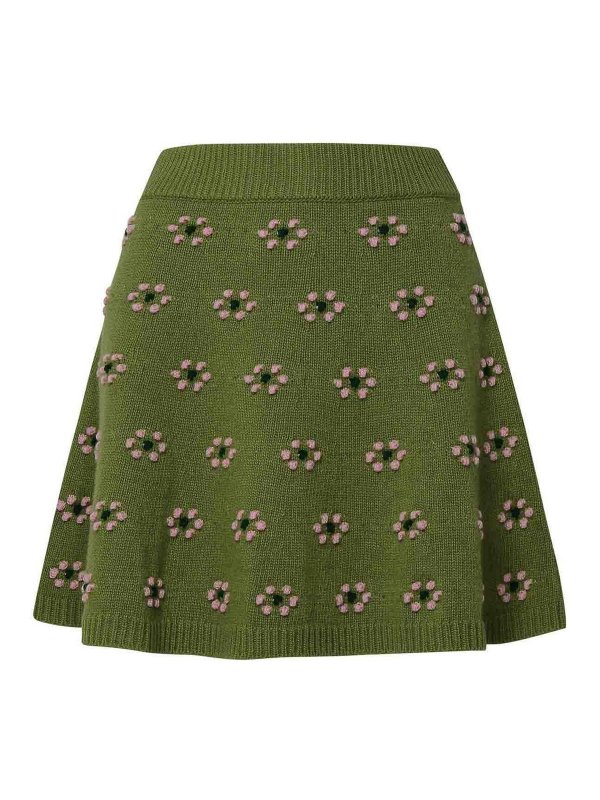 KENZO: Mini jupes - Mini Jupe - Vert