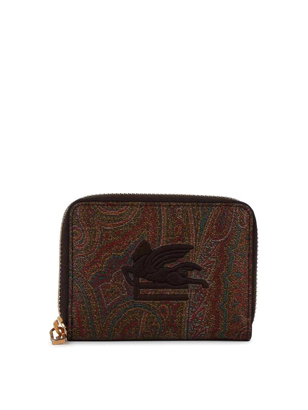 ETRO: 財布＆ポーチ - 財布 - ブラウン