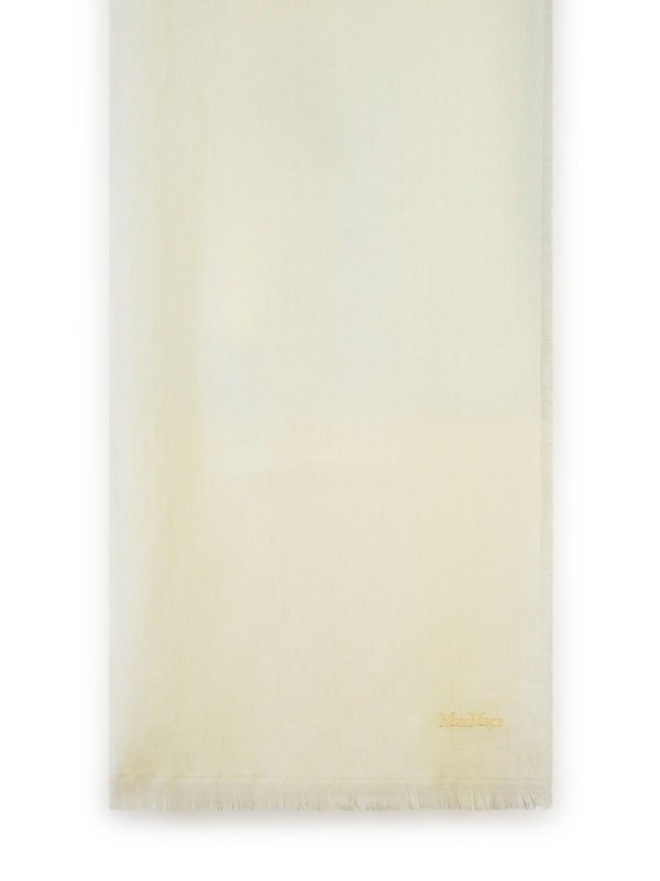 Max Mara: Schals - Schal - Creme