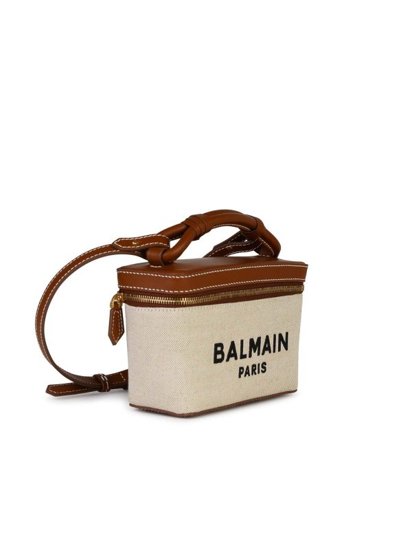 Balmain: Sacs bandoulière online - Sac Bandoulière - Crème