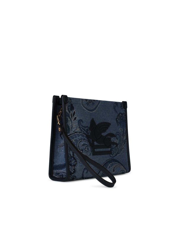 ETRO: Clutch online - Pochette - Bleu
