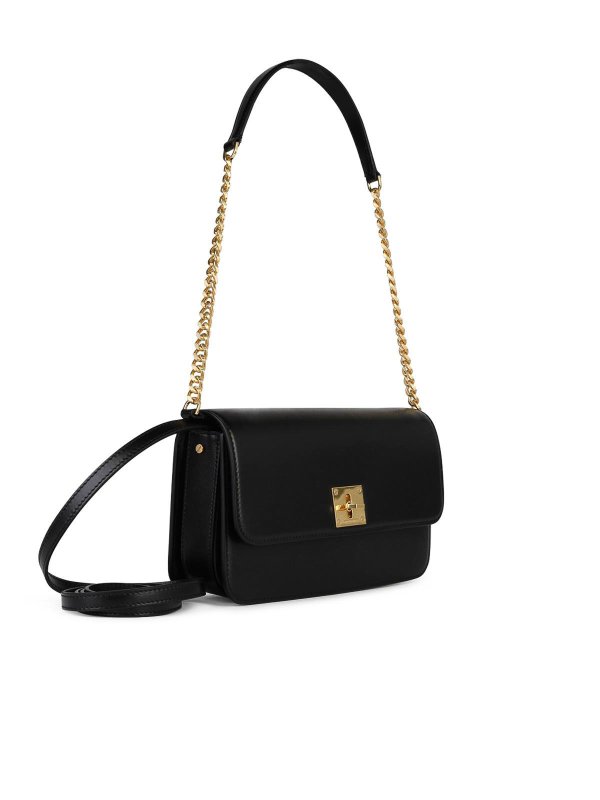 GOLDEN GOOSE: shoulder bags online - Gioia Black Leather Bag
