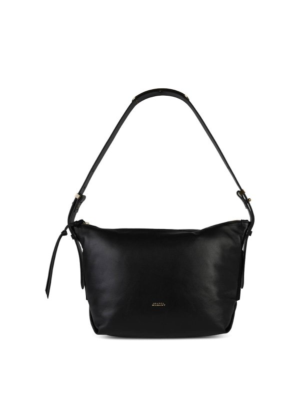 ISABEL MARANT: shoulder bags - Leyden Black Leather Bag