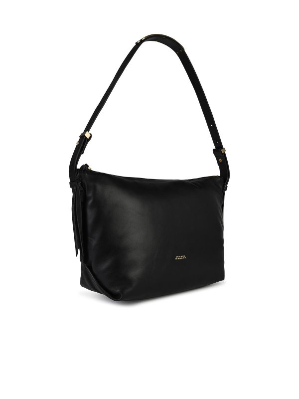 ISABEL MARANT: shoulder bags online - Leyden Black Leather Bag