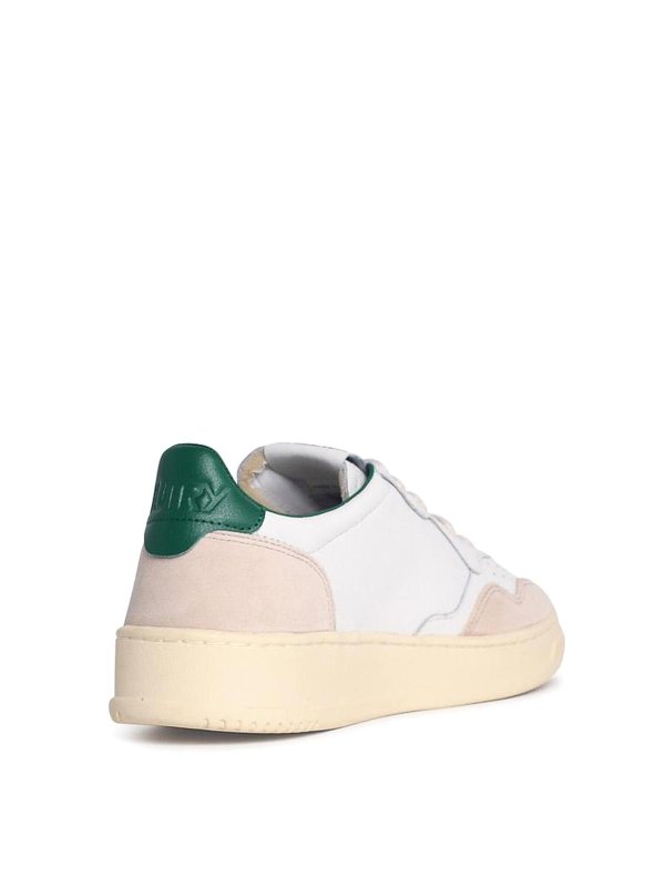 The Best Shops AUTRY: sneakers - Sneaker basse in pelle bianca da medaglia