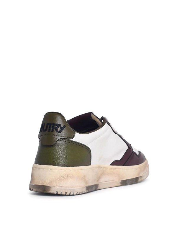 The Best Shops AUTRY: trainers - Super Vintage White Leather Sneakers