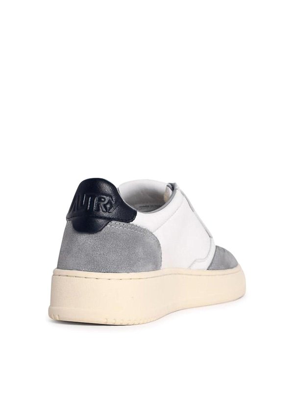 The Best Shops AUTRY: trainers - Medalist Low White Leather Sneakers