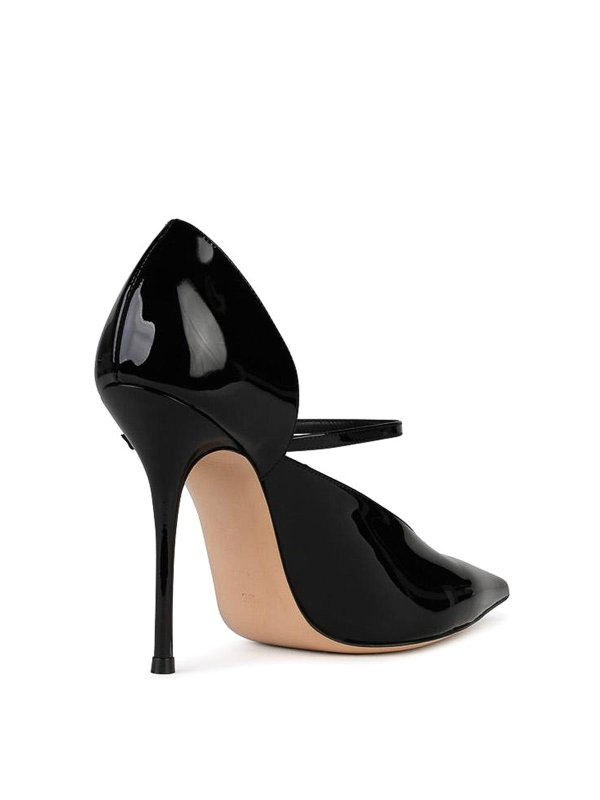The Best Shops Casadei: court shoes - Scarlet Black Shiny Leather Pumps