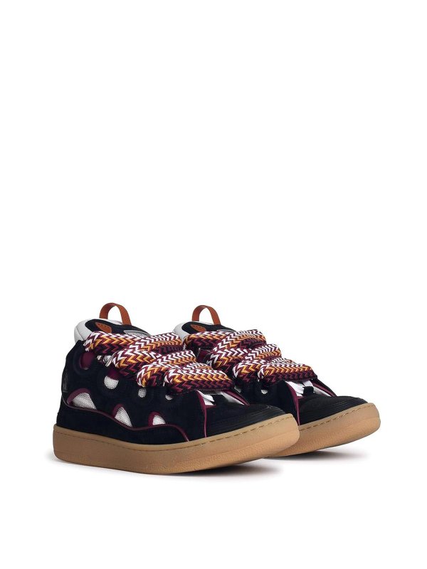 LANVIN: Chaussures de sport online - Baskets - Noir