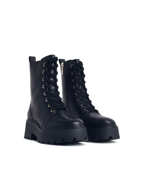 MICHAEL KORS: ankle boots online - Blake Black Leather Boots