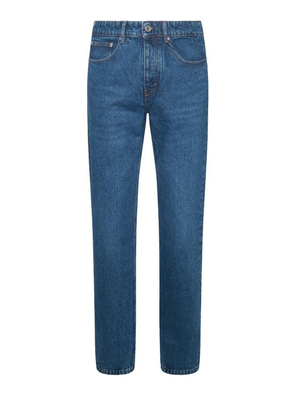 AMI PARIS: ブーツカットジーンズ - ブーツカットジーンズ - ダークウォッシュ