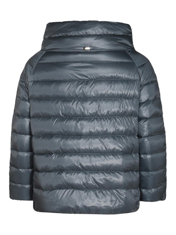 HERNO: padded jackets online - Light Blue Sofia Down Jacket