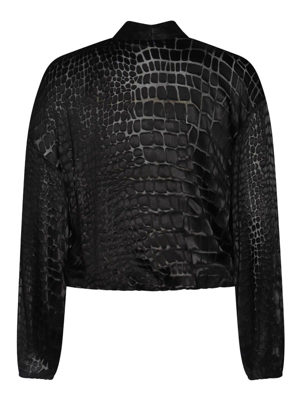 BLUMARINE: camicie online - Camicia Nera in Viscosa