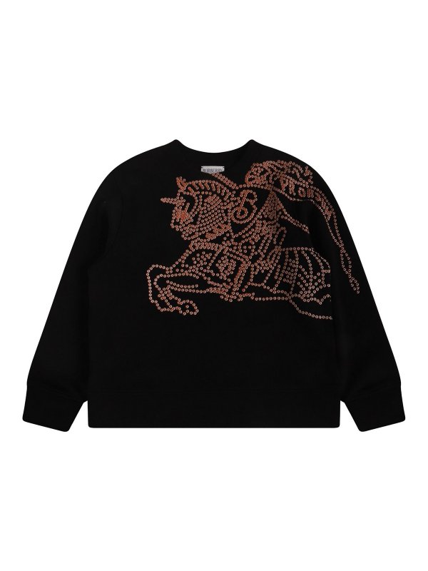 BURBERRY: スウェット＆セーター - スウェットシャツ/セーター - 黒