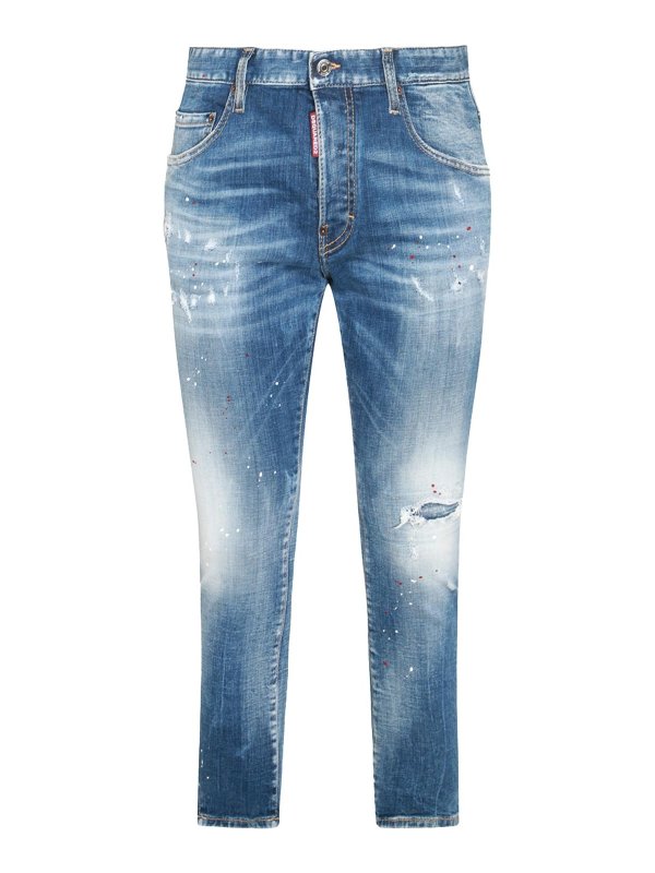 DSQUARED2: Bootcut - Bootcut Jeans - Blau