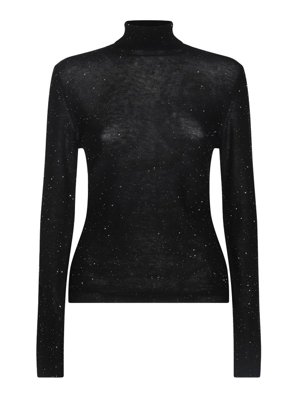 FABIANA FILIPPI: Pull col rond - Pull Col Rond - Noir