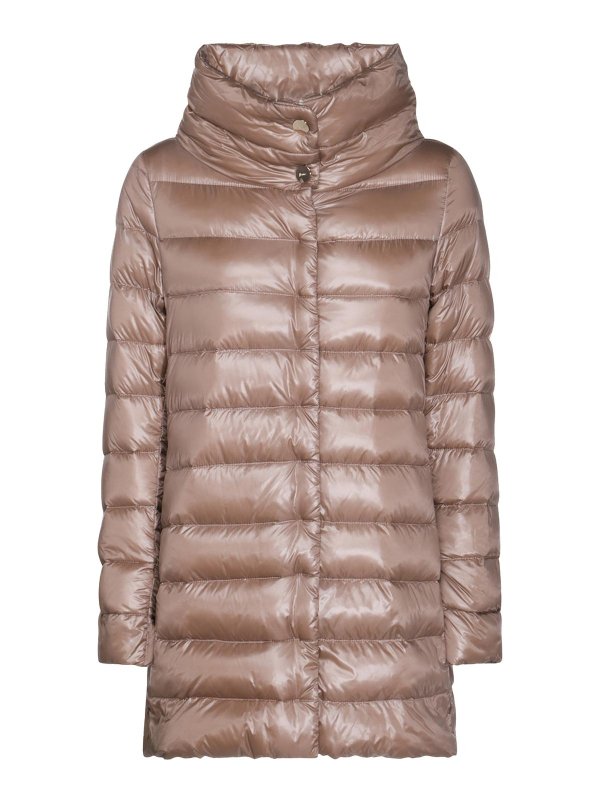 HERNO: padded jackets - Cream Down Jacket