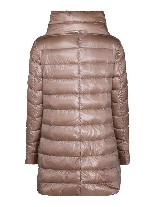 HERNO: padded jackets online - Cream Down Jacket