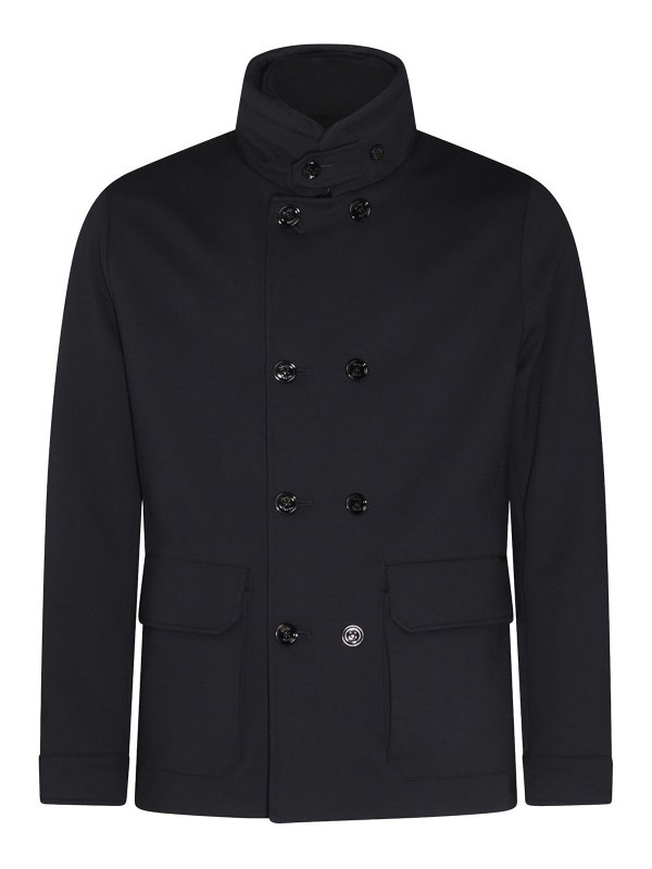 MOORER: Manteaux courts - Manteau Court - Bleu