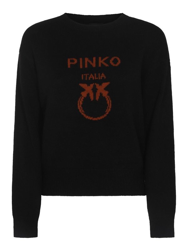 Pinko: クルーネック - クルーネック - 黒