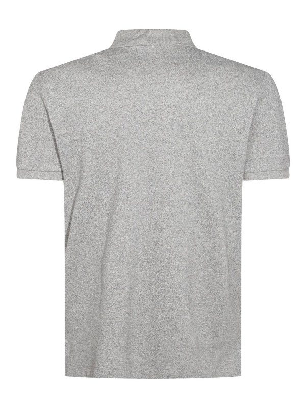 POLO RALPH LAUREN: polo shirts online - Grey Cotton Polo Shirt