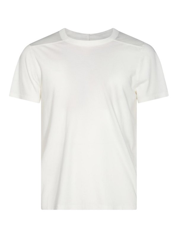 RICK OWENS: t-shirts - White Cotton T-Shirt