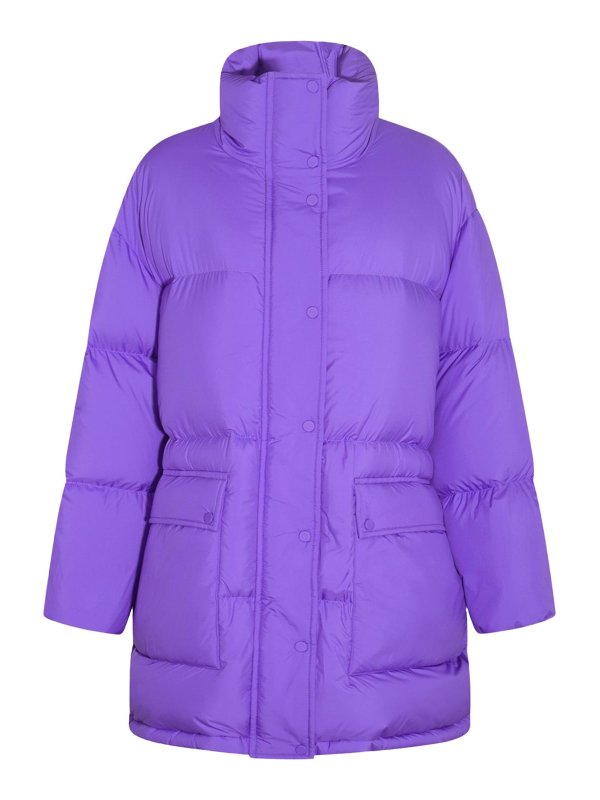 STAND STUDIO: padded jackets - Purple Puffer Edna Down Jacket