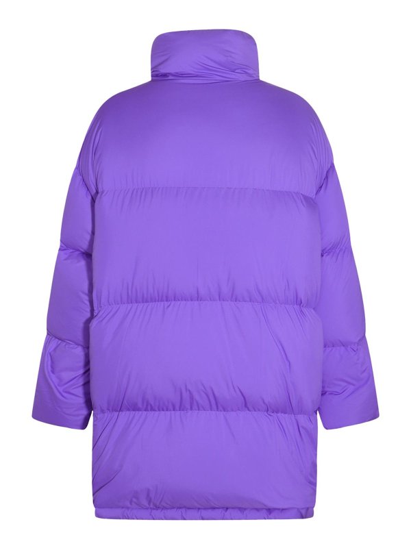 STAND STUDIO: padded jackets online - Purple Puffer Edna Down Jacket