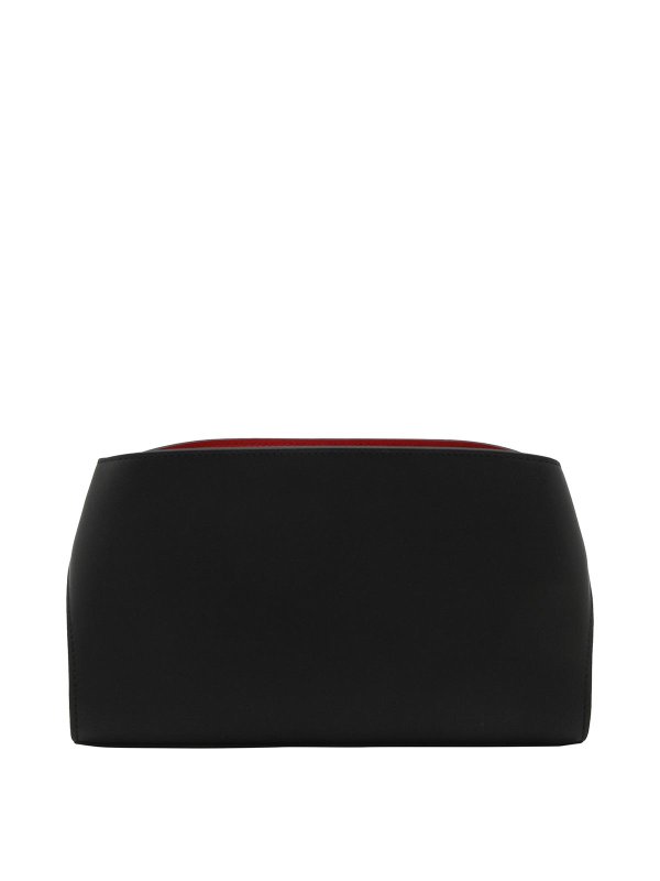 FERRAGAMO: cross body bags - Black Leather Hug Crossbody Bag