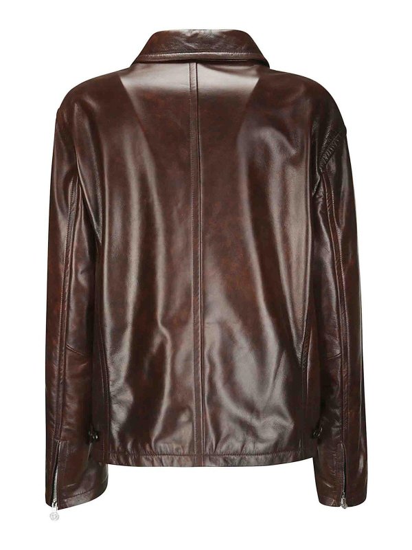 Acne Studios: leather jacket online - Leather jacket