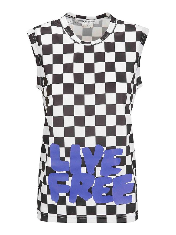 COMME DES GARCONS: T-shirts - T-Shirt - Bleu