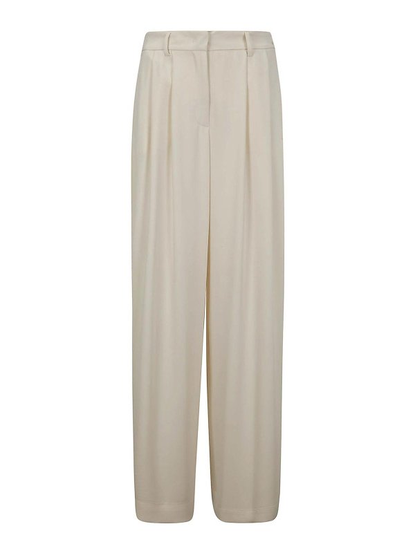 DRHOPE: Casual Hosen - Casual Hose - Weiß