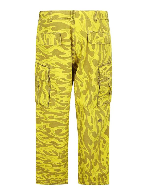 ERL: Pantalons casual online - Pantalons Décontractés - Jaune