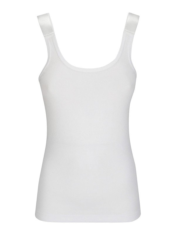 HELMUT LANG: Tops und Tank Tops - Top - Weiß