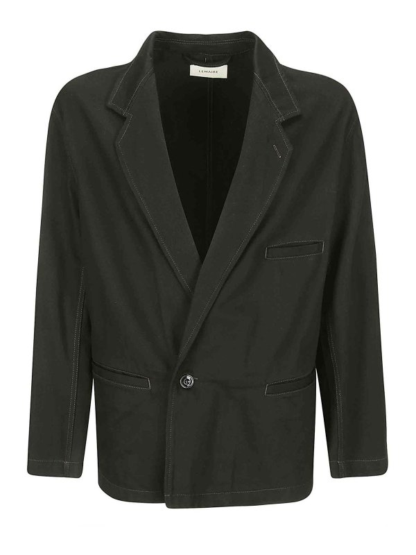 LEMAIRE: Blazer - Blazer - Schwarz