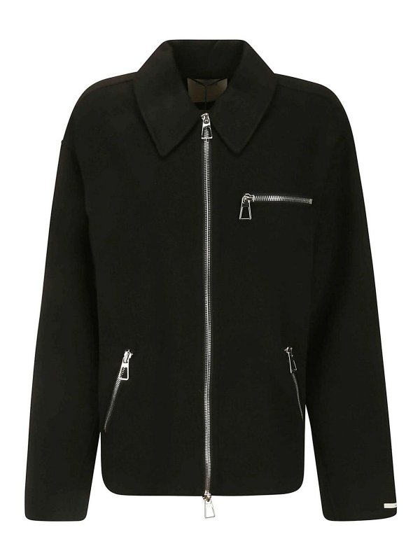 SPORTMAX: Abrigos cortos - Abrigo Corto - Negro