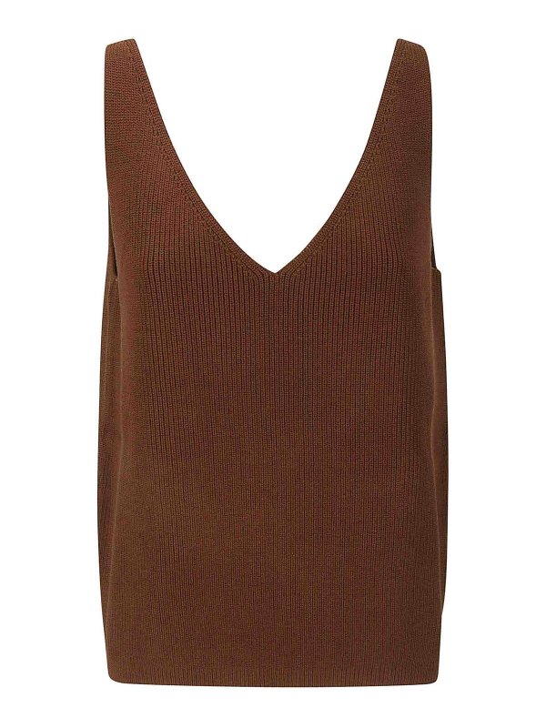STUDIO NICHOLSON: Tops und Tank Tops - Top - Braun