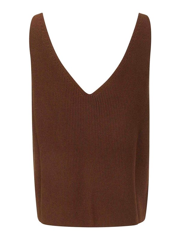 STUDIO NICHOLSON: Tops und Tank Tops online - Top - Braun