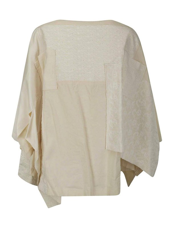 TAO: tuniche - Tunica beige in cotone