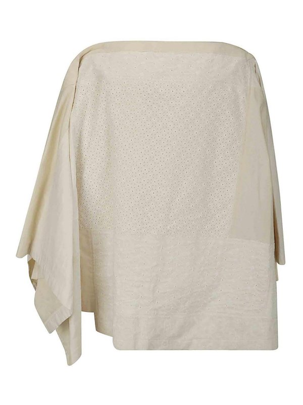 TAO: tuniche online - Tunica beige in cotone