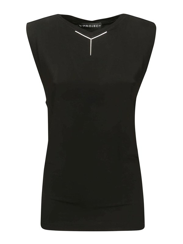 Y/PROJECT: Tops und Tank Tops - Top - Schwarz