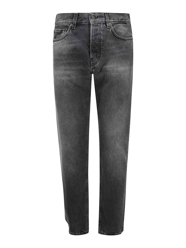 HAIKURE: straight leg jeans - Black medium straight leg jeans