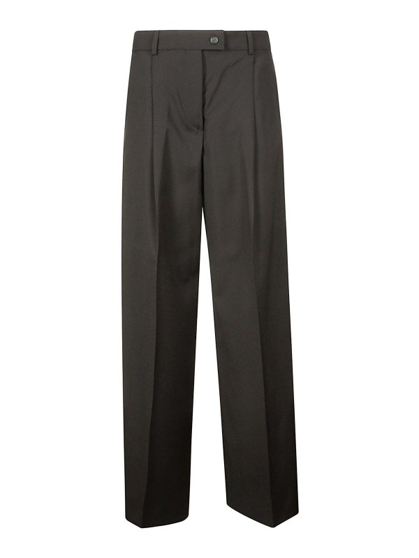 SPORTMAX: テーラードトラウザー - テーラードパンツ - 黒