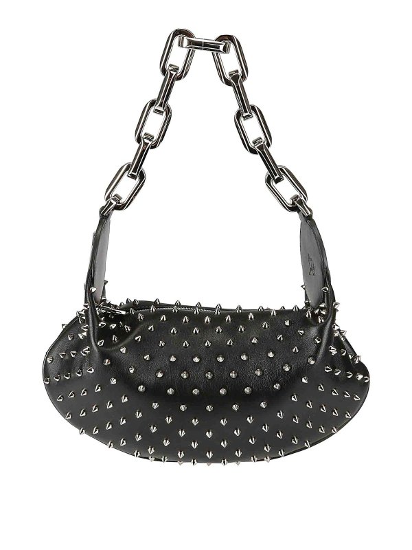 CHRISTIAN LOUBOUTIN: Schultertaschen - Schultertasche - Schwarz
