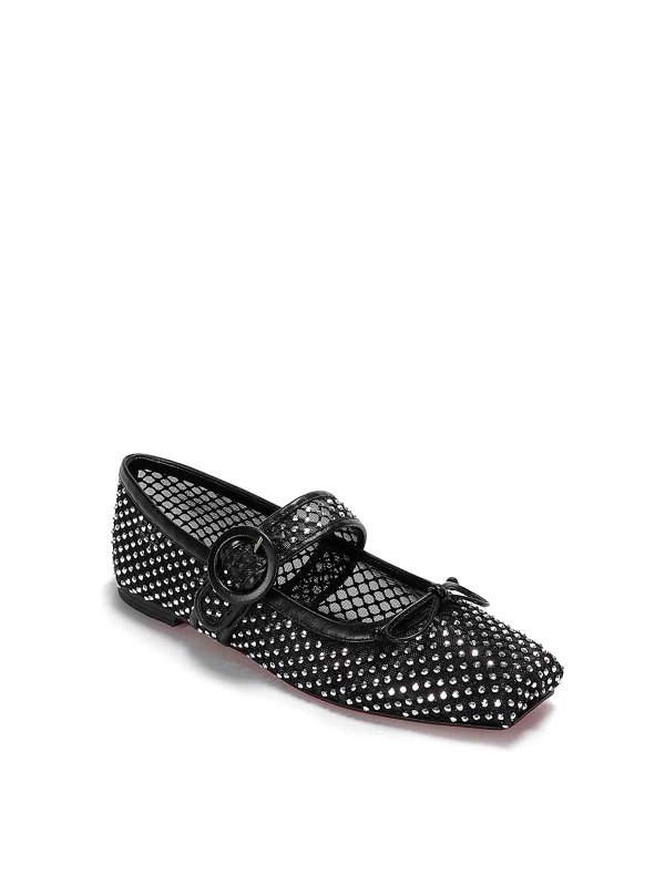CHRISTIAN LOUBOUTIN: flat shoes online - Mesh ballerina