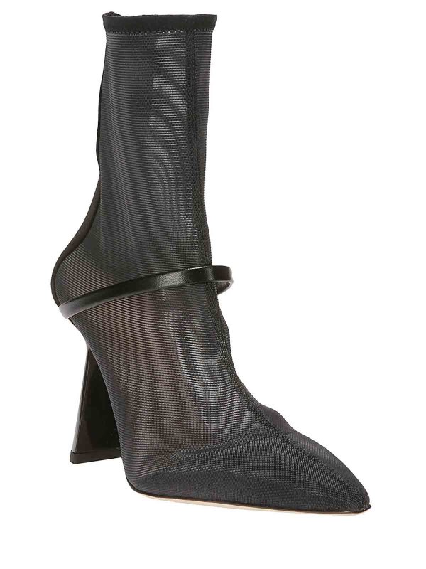 Malone Souliers: ankle boots online - Pointed mesh ankle boot